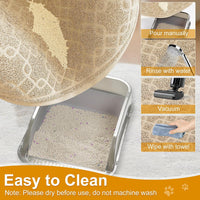 35x24 Inch Large Cat Litter Box Mat, Scatter Control, Waterproof – Daily Care for Cats - 1 Count (Pack of 1) / L-Beige - image 3