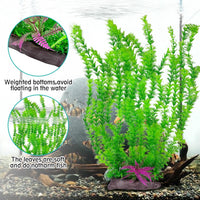 Aquarium Plastic Plants Extra Large Aquarium Plant 20.4-inch Tall - A*2 Pcs / 20.4 in - image 3