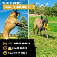 Tug Rings, Indestructible Dog Toy for Aggressive Chewers - image 3