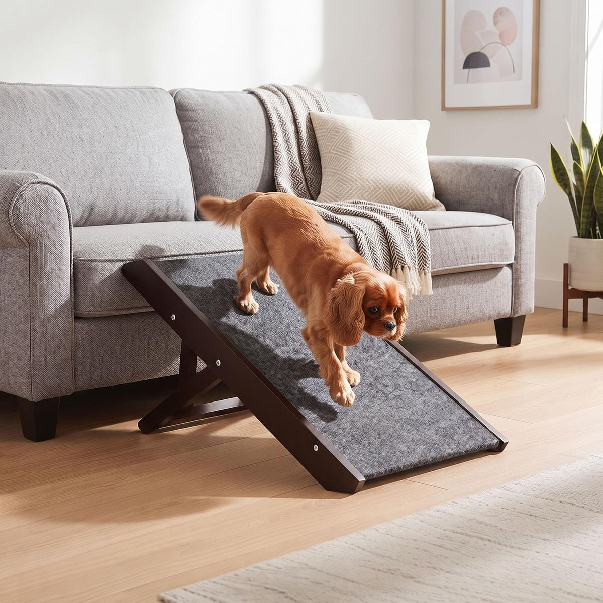 Internet's Best Adjustable Pet Ramp - Espresso - 16" - image 2