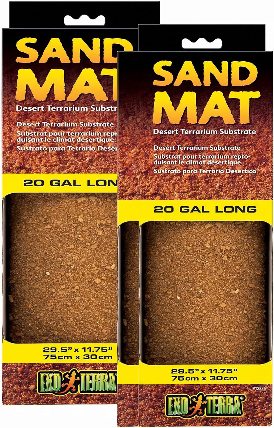 Exo Terra Sand Mat – Daily Care for Reptiles And Amphibians - 29.5 x 11.75 Inches (Pack of 2)