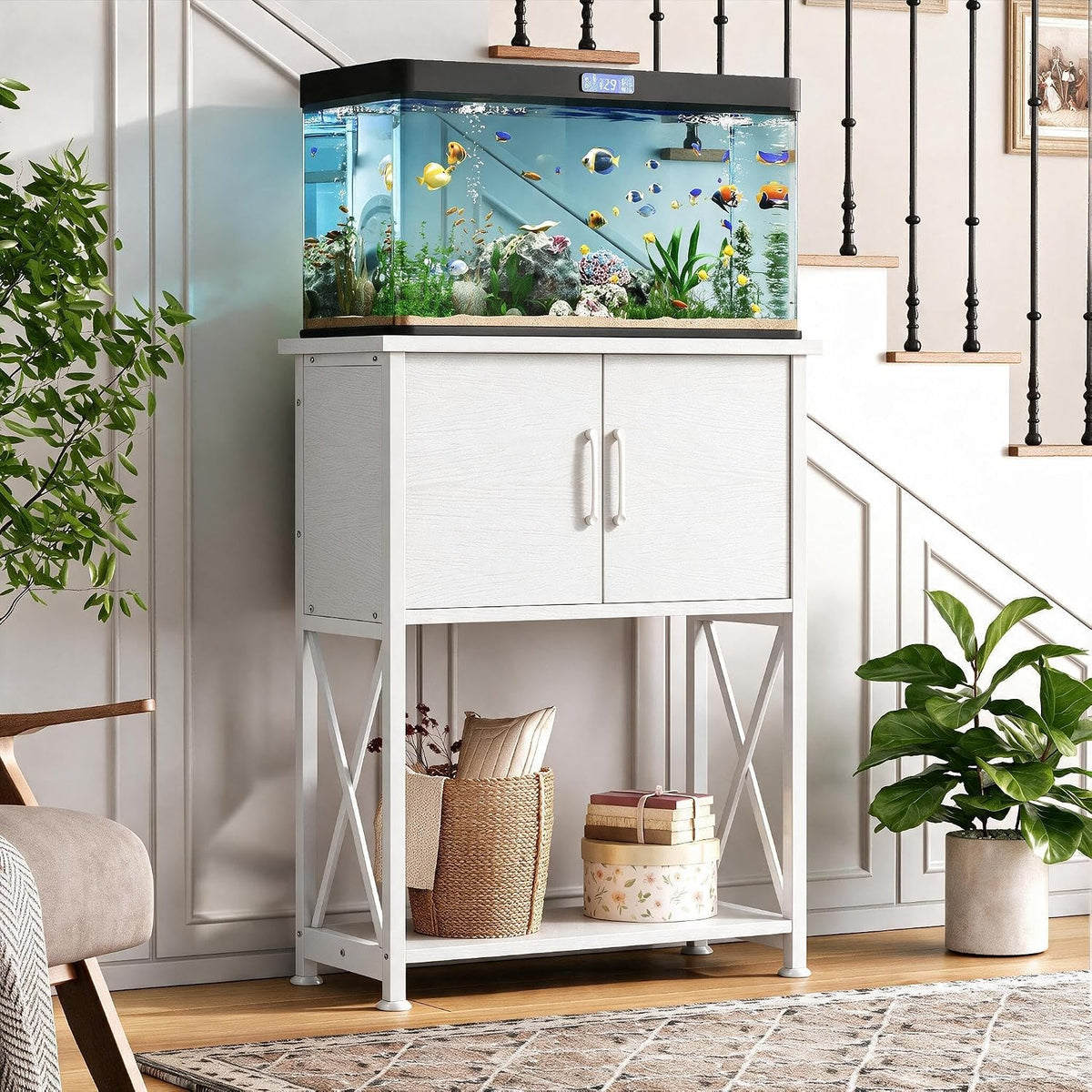 5-10 Gallon Fish Tank Stand - White / 5-10 Gallon - image 4
