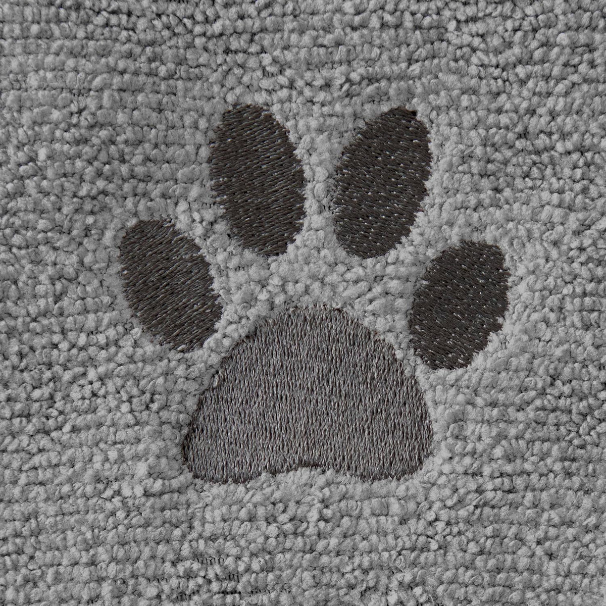 Ritz Premium Embroidered Microfiber Pet Towel, 18" x 28" - Paw Spa Grey / Small (Pack of 3) - image 3