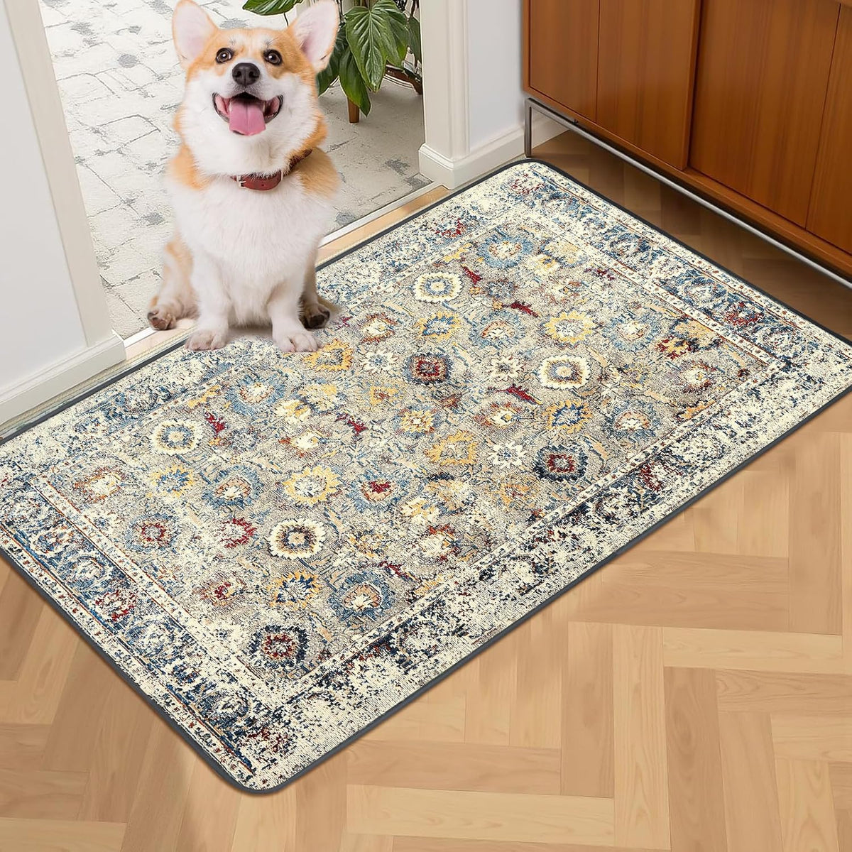 Washable Pee Pad for Dogs - Vintage / 24" x 32" (1 Pack) - image 2