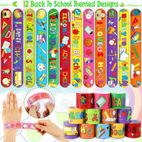 Junebrushs 56 fall Thanksgiving slap bracelets with turkey, pumpkin and leaf designs - view 10