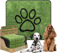 Reusable Dog Pee Pads, Washable Puppy Pads - Flannel / 48"x48"(pack of 2)