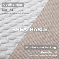 MICROCOSMOS Dog Sleeping Pad & Pet Cooling Mat - 40" x 28" / GreyWhite - image 4