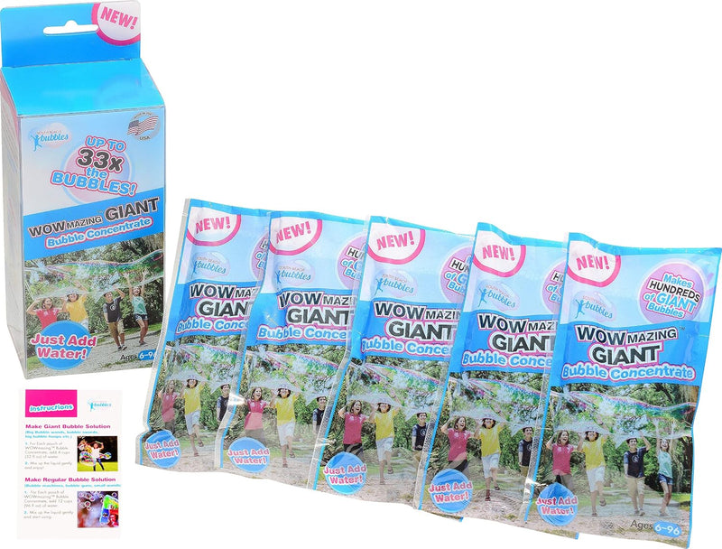 WOWMAZING Big Bubbles Refill - 5 pack
