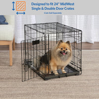 MidWest Homes for Pets Metal Dog Crate Replacement Pan - Sliver / 24 Inch - image 3