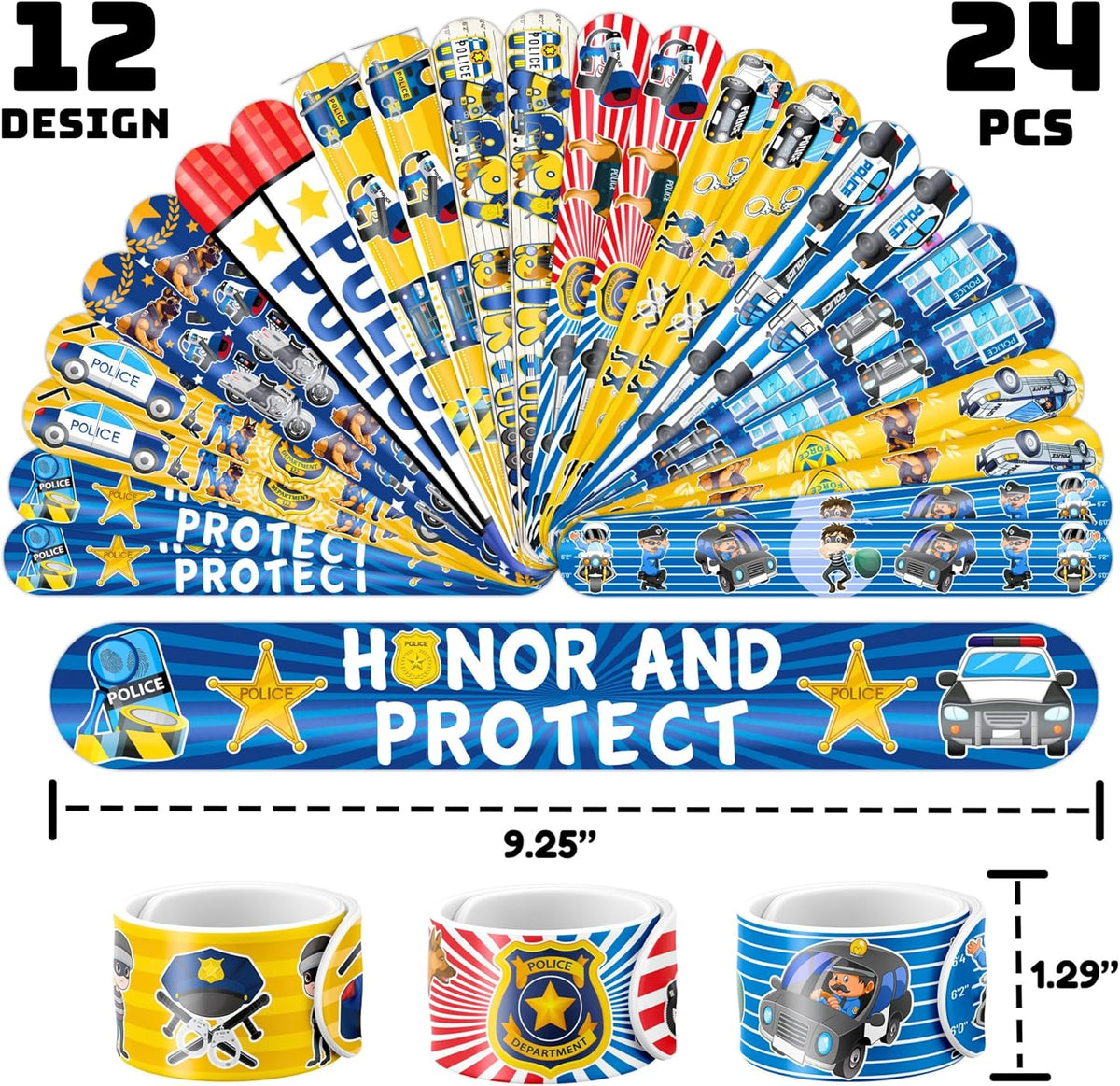 72PCS Space Alien Party Favors - Police - image 4