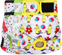 Washable Female Dog Diapers - Large（15"-17"Waist） / Animals