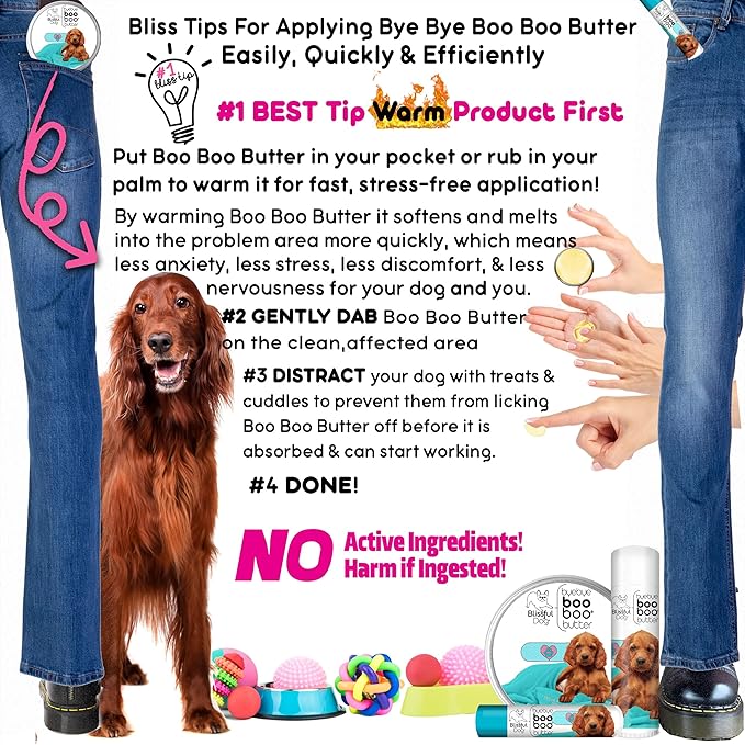 The Blissful Dog Irish Setter Boo Boo Butter, 16 Ounce