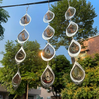 Water Droplets Bird Scare Discs Set-Highly Reflective Double-Sided - Water droplet shape