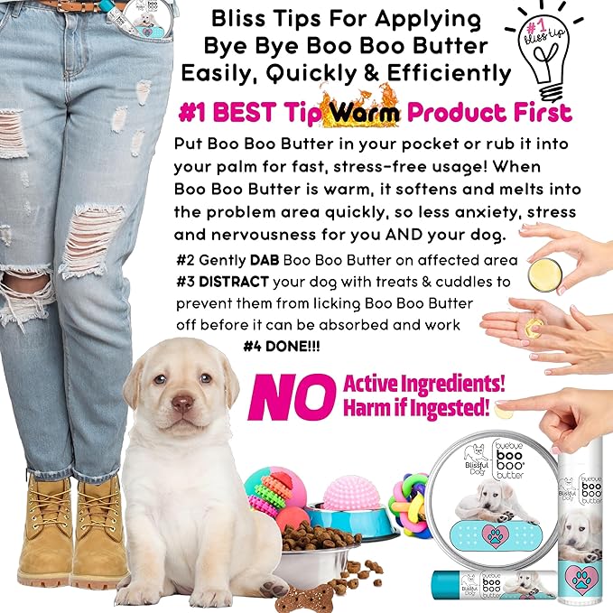 The Blissful Dog Labrador Retriever Boo Boo Butter, 16 oz.