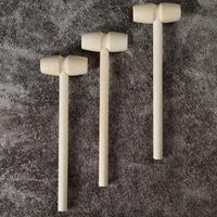 TDOCK mini natural wooden hammers for breakable chocolate, 50 pack - view 7