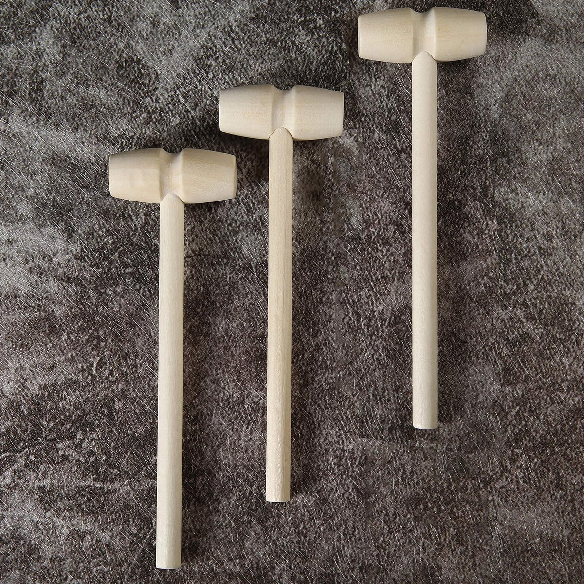 TDOCK mini natural wooden hammers for breakable chocolate, 50 pack - view 7