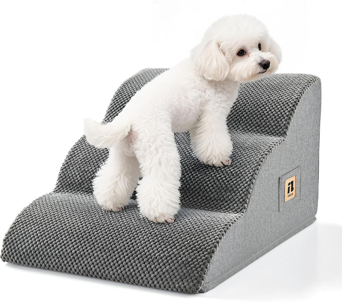 Dog Stairs for Small Dogs and Cats 11.8" H - 3-Step 11.8''H