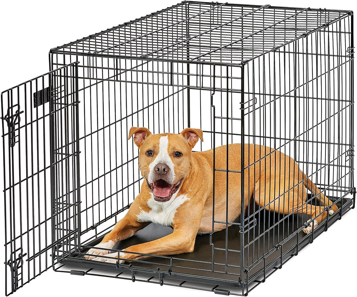 LifeStages by MidWest 36-Inch Double Door Crate, M-L Breeds - Single Door / Fits 36-inch Crate