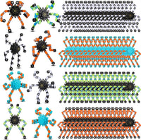 Junkin transformable fidget spinners in white, orange, green and blue - view 3