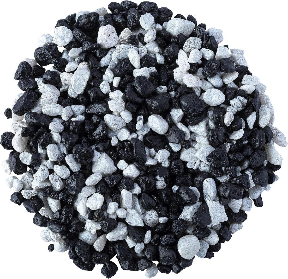 GloFish Aquarium Gravel, Black With Fluorescent Accents - Black/White / 4 x 5 x 9 inches; 5 Pounds - image 3