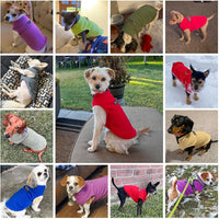 Dog Fleece Vest Sweater Winter Jacket for Small and Medium Large Dogs - Large / PINK - image 2