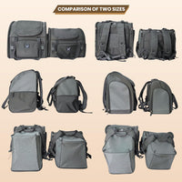 Expandable Large Cat Carrier Backpack, Supports up to – Essentials for Dogs - 16.5"L x 10.2"W x 15.8"H / Dark Grey - image 3