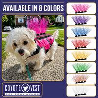 Coyotevest Coyotewhiskers Protective Nylon Dog Harness Bristles - White - image 3