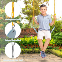 Sunnyglade 2PCS Swings Seats Heavy Duty with 66" Chain Support 250lb - ​pastel Blue / 2 - image 3
