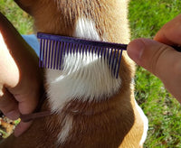 Resco Professional Anti-Static Dog, Cat, Pet Comb for Grooming, Medium Tooth Spacing, 1-Inch Pins