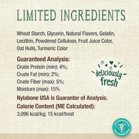 Nylabone Nutri Dent Dog Dental Chews, Natural Teeth Cleaning Treats & Breath Freshener for Dogs, Fresh Mint Flavor, Mini (78 Count)