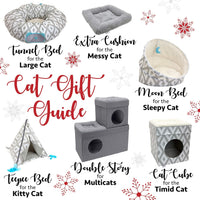Kitty City Large Cat Tunnel Bed - White - image 4