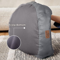 Bedsure Small Dog Bed Washable, Round Cat Beds for Indoor Cats - 25"L x 21"W x 8"Th / Grey - image 3