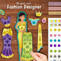 Imagimake DIY Magnetic Dress-Up Princess - Indian Princess - image 4