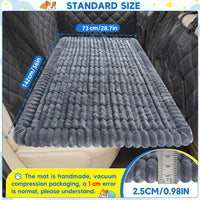 Dog Car Bed, Non-Slip Backseat Dog Bed Mat 50" L×24.6" W – Essentials for Dogs - Grey / XL（56"Lx28.7"M×1"H) - image 4