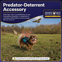 Coyotevest Coyotewhiskers Protective Nylon Dog Harness Bristles - White - image 4