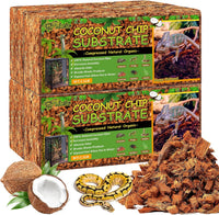 10LB Coconut Husk Chip for Reptiles - 4 pack