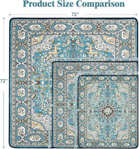 Washable Pee Pads for Dogs, Reusable Puppy Pads 36"x 41" 2 Pack – Essentials for Dogs - Medallion Blue / 72"*72"(Pack of 1) - image 2
