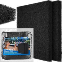 Borlech Aquarium Bio Filter Sponge Pad - 18.5"x18.5"x1.6" (20PPI) 2 PACK