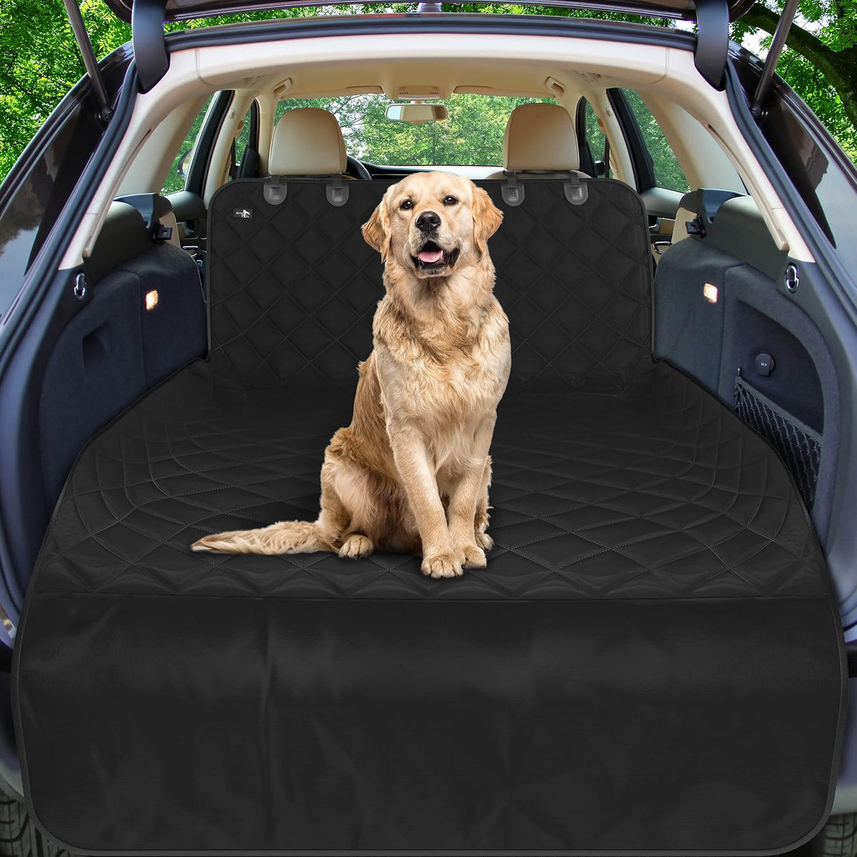 Cargo Liner for Dogs, Durable Non Slip Vehicle Seat Cover - Black