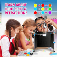 FunKidz Twins kaleidoscope kit for kids with two DIY kaleidoscopes and a glass prism - view 4