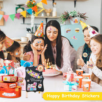 LINAYE 24 Sheets Happy Birthday Stickers, 730 Counts - Birthday 24 Sheets - image 2