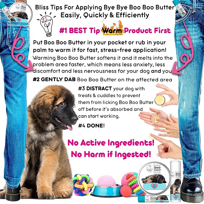The Blissful Dog Leonberger Boo Boo Butter, 1-Ounce