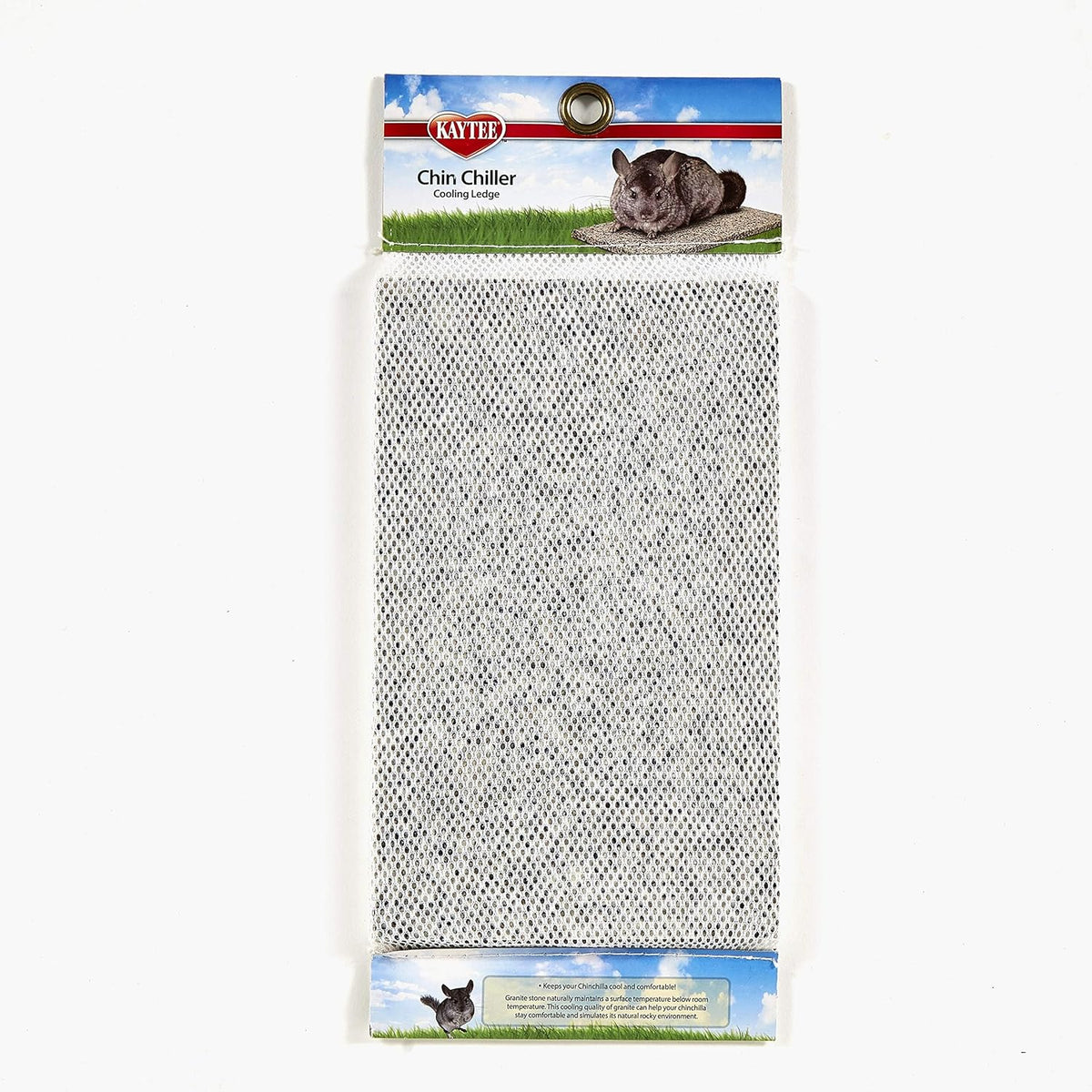 Kaytee Chinchilla Chiller Granite Stone – Essentials for Fish - 6 Inches x 10 Inches (Pack of 12)