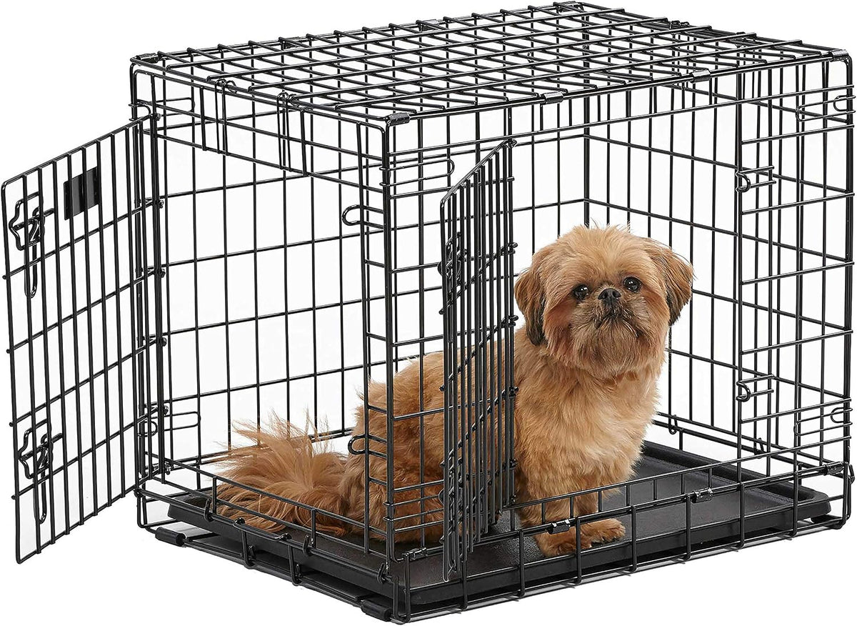 MidWest Homes for Pets Ultima Pro Heavy-Duty 30-Inch Dog Crate - Black / 25.8"L x 19.0"W x 25.8"H