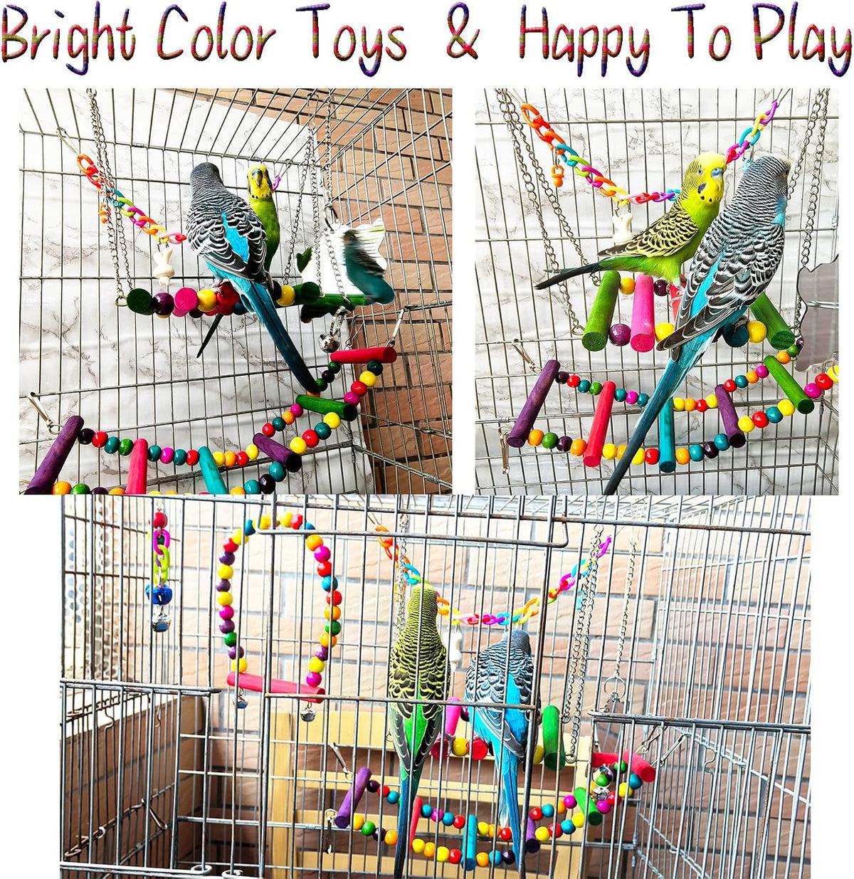 Bird Parakeet Cockatiel Toys - image 4