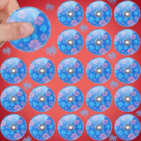 Sotiff 24 baseball fidget spinners, mini acrylic spinners with baseball print - view 7