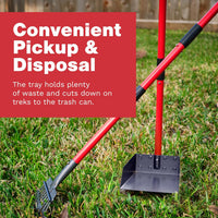 Pooper Scooper for Dogs, Heavy Duty Long Handle Rake - 2 Piece Set - Standard - image 4