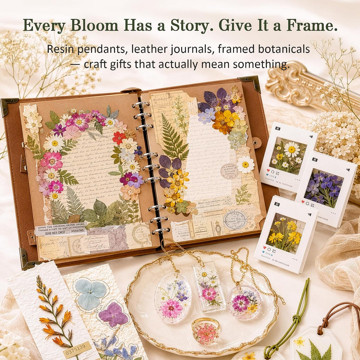 Aboofx Wooden Flower Pressing Kit - 11.2" x 11.2" 8 Layers - image 4