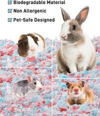 BUCATSTATE Hamster Bedding 15L, 99% Dust-Free Paper Bedding - Rosy / 101L - image 3