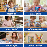 TOSY Picture Cube Enchanted Holiday 6-in-1 magnetic picture puzzle in frame - view 9